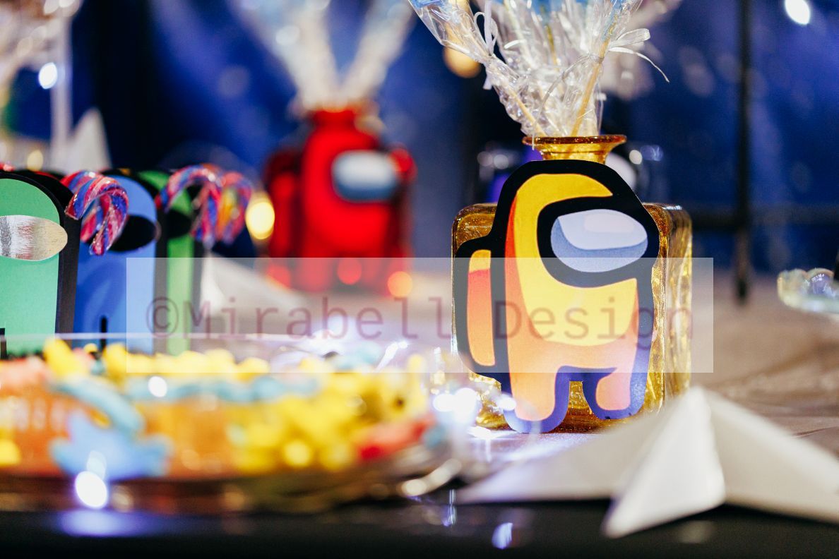 Among Us party téma